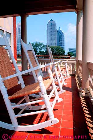 Stock Photo #11615: keywords -  atlanta chair chairs cities city downtown georgia historic home homes house houses margaret mitchell porch porches residential rockers rocking site south southern urban vert wood wooden