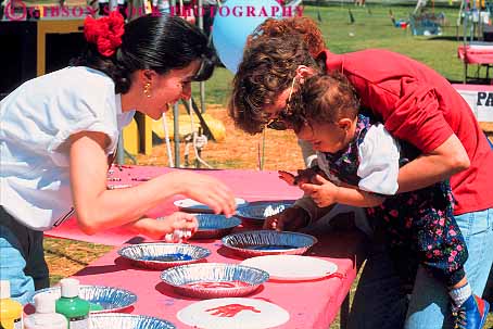 Stock Photo #11640: keywords -  activity annual atlanta babies baby child children dogwood event events fair fairs festival festivals finger fun georgia horz infant infants mother paint parent parents people play playing recreation social spring woman women