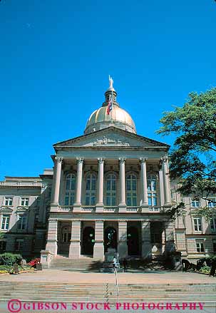 Stock Photo #11650: keywords -  architecture atlanta building capitol capitols column columns dome domes georgia gold govern governing government governments house houses legislature office offices pillar pillars political politics public state states vert