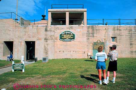 Stock Photo #14594: keywords - architecture bunker concrete couple design destination fort forts ft ft. georgia historic horz island near people region savannah screven south southern style tourist tourists travel tybee