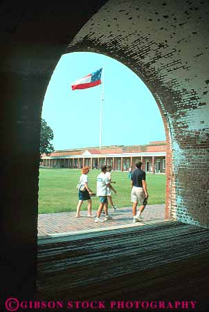 Stock Photo #14602: keywords -  american arch arches army artifact artifacts brick civil confederacy confederate fort forts ft ft. georgia historic history military monument monuments national old park parks people person public pulaski stone tourist tourists vert visitor visitors war