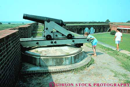 Stock Photo #14604: keywords -  american army artifact artifacts brick cannon cannons civil confederacy confederate fort forts ft ft. georgia gun guns historic history horz military monument monuments national old park parks public pulaski replica replicas stone war weapon weapons