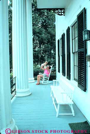 Stock Photo #14609: keywords -  architecture babies baby building buildings cannonball child column columns design georgia historic hold holding holds house macon mansion mansions mother old parent people porch porches released single style summer tradition traditional vert vintage woman