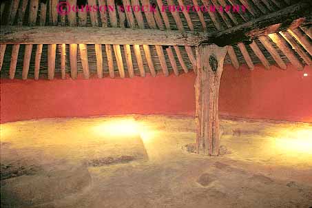 Stock Photo #14612: keywords - american center ceremonial cultural culture earth georgia historic horz indian interior interiors lodge lodges monument mound mounds national native north ocmulgee ocmulogee reconstructed reconstruction replica replicas