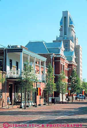 Stock Photo #14632: keywords -  augusta building buildings business center district georgia region south southern town towns vert