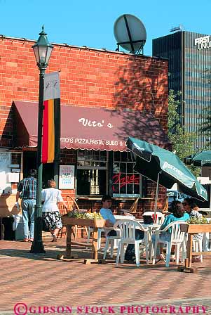 Stock Photo #14633: keywords - augusta building buildings business cafe cafes center customer customers dining district georgia outside people region relax relaxes relaxing restaurant restaurants south southern summer town towns umbrella vert vitos warm