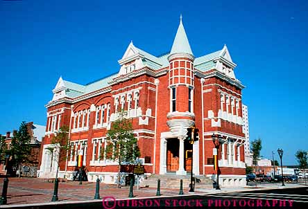 Stock Photo #14637: keywords - and architecture augusta brick building buildings business center colorful cotton design district exchange georgia historic horz landmark landmarks old ornate red region south southern style town towns tradition traditional vintage