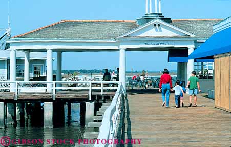 Stock Photo #14654: keywords -  coast coastal communities community destination dock docks families family georgia horz island jekyll resort resorts shore shoreline summer travel vacation walking waterfront wharf wharfs wood wooden
