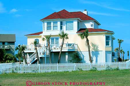 Stock Photo #14664: keywords - bright building coast coastal colorful communities community destination fence georgia home homes horz house houses island modern new picket resort resorts saint shore shoreline simons st st. summer travel vacation