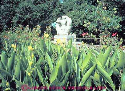 Stock Photo #14672: keywords - alligator art bender brookgreen carolina display displaying displays garden gardens horz outdoor outside public sculpture sculptures south statuary statue statues stone