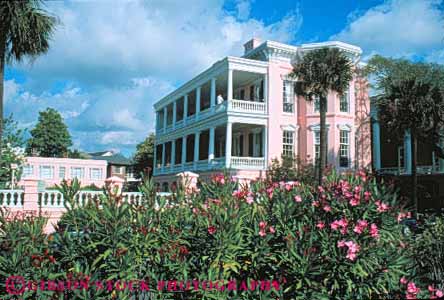 Stock Photo #9605: keywords -  alston architecture building buildings carolina charleston classic edmondston historic home homes horz house houses mansion mansions south tradition traditional