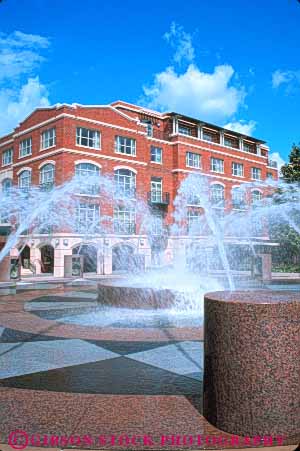 Stock Photo #9637: keywords -  carolina charleston city fountain fountains municipal park parks public south splash spray spraying vert water waterfront