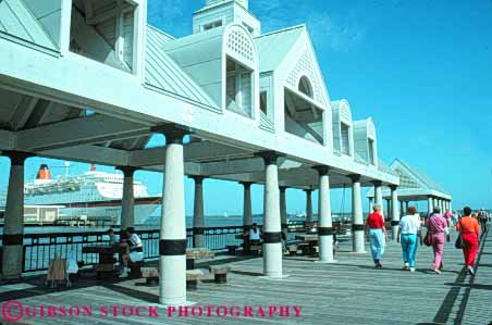 Stock Photo #9641: keywords -  carolina charleston city column columns horz municipal outdoor outside park parks pavilion pavilions people pier piers public relax relaxed relaxing south support supports waterfront
