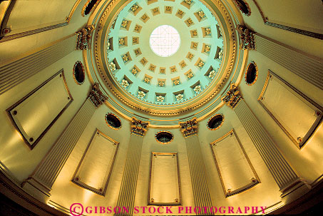 Stock Photo #14718: keywords -  architecture building buildings capitol capitols ceiling ceilings circle circular design dome domes government greek horz interior interiors jackson legislature mississippi public radial round shape shapes state style symmetrical symmetry