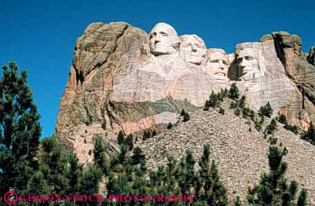 Stock Photo #3527: keywords -  americana big commemorate dakota fathers founding freedom grantite head horz huge jefferson landmark landmarks large lincoln mount mt mt. national patriot patriotism president presidents rock roosevelt rushmore sculpture sculptures south spirit states symbol united unity washington