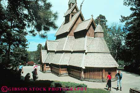 Stock Photo #14754: keywords -  architecture bizarre chapel chapels church churches city dakota design different hills horz in peculiar people rapid replica replicas replicate south strange style temple temples unusual wood wooden