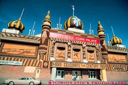 Stock Photo #14773: keywords -  architecture art attraction building buildings center convention corn dakota decorate decorated decorates decoration design different distinctive hall horz landmark landmarks mitchell mosaic mosaics palace peculiar south strange style tourist unusual
