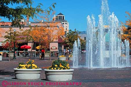 Stock Photo #7735: keywords -  america american architecture boise building buildings business center cities city cityscape cityscapes downtown fountain grove horz idaho modern new urban usa