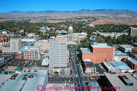 Stock Photo #7739: keywords -  aerial america american architecture boise building buildings business center cities city cityscape cityscapes downtown horz idaho modern new urban usa