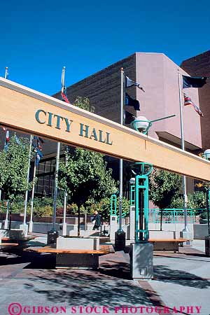 Stock Photo #12181: keywords - architecture boise building buildings city design government hall halls idaho modern municipal new public sign signs style vert