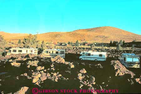 Stock Photo #14801: keywords -  camp campers campground campgrounds camping craters deposit earth eruption flow flowed flows formation formations geologic geological geology horz idaho lava monument moon motorhome motorhomes national nature of park parked parks public recreational rock rv rvs science travel vehicle volcanic volcano