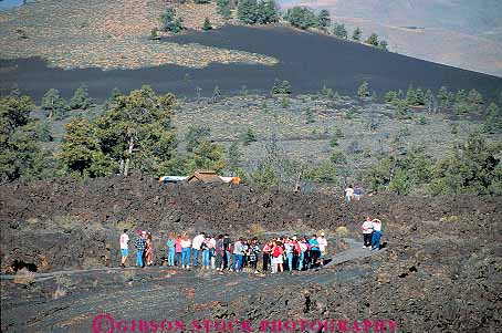Stock Photo #14808: keywords -  adolescent adolescents children class classes craters deposit earth education educational eruption field flow flowed flows formation formations geologic geological geology group groups high horz idaho lava middle monument moon national nature of outdoor outside park parks preteen preteens public rock school schools science student students teen teenage teenagers teens trip trips volcanic volcano
