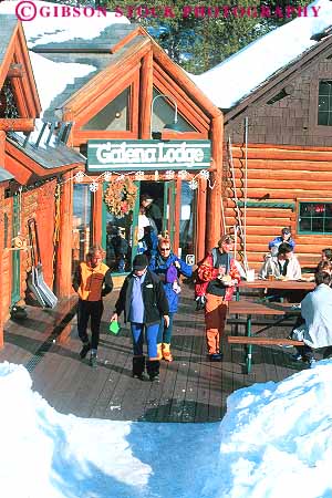 Stock Photo #14865: keywords -  cafe cafes communities community destination galena idaho ketchum lodge lodges mountain mountains outdoor outside people recreation region resort resorts rocky ski skiers small snow sun town towns travel vacation valley vert winter wood wooden
