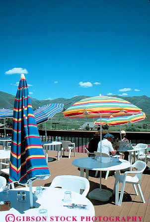 Stock Photo #14903: keywords -  cafe cafes communities community destination idaho landscape men mountain mountains outdoor people person recreation region resort resorts rocky scenery scenic summer sun travel vacation valley vert