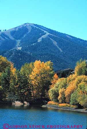 Stock Photo #14906: keywords -  autumn baldi color communities community destination fall foliage idaho landscape mount mountain mountains mt mt. recreation region resort resorts rocky scenery scenic sun travel vacation valley vert