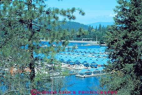 Stock Photo #14938: keywords - alene coeur communities community d horz idaho lake lakes marina marinas mountain mountains resort resorts rocky summer vacation vacationing vacations water