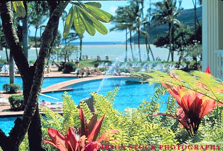 Stock Photo #14986: keywords -  (soft destination focus) hawaii hawaiian horz hotel hotels island islands kauai landscape lihue marriott people pool pools resort resorts scenery scenic swim swimming tourist tourists travel traveler travelers tropic tropical tropics vacation vacationing vacations
