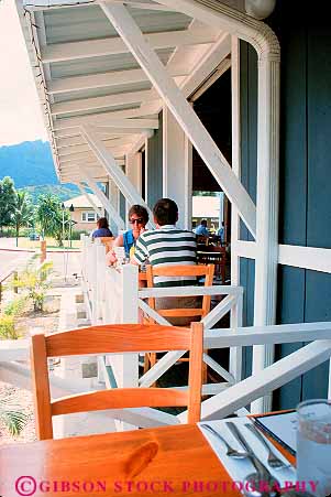 Stock Photo #14992: keywords - beach cafe cafes couple couples destination dine dining hanalei hawaii hawaiian house island islands kauai people restaurant travel tropic tropical tropics vacation vacationing vacations vert zelos