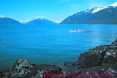 Stock Photo #10411: keywords -  adventure adventures alaska boat boaters boating boats canal coast coastal explore exploring group groups haines horz kayak kayaker kayakers kayaking kayaks landscape lynn marine maritime mountain mountains ocean paddle paddlers paddling people recreation scenery scenic sea seascape seascapes seashore shoreline sport sports tour water