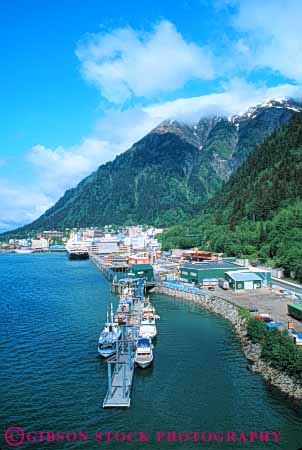 Stock Photo #7741: keywords -  alaska america american architecture building buildings business center cities city cityscape cityscapes coast coastal downtown juneau modern new ocean port ship shore shoreline urban usa vert water