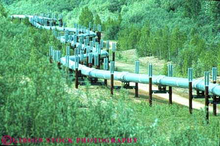 Stock Photo #10435: keywords -  alaska controversial controversy ecology environment environmental fairbanks horz industrial industry oil petroleum pipe pipeline pipes technology transalaska transport transporting transports tube