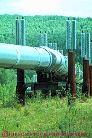 Stock Photo #10436: keywords -  alaska controversial controversy ecology environment environmental fairbanks industrial industry oil petroleum pipe pipeline pipes technology transalaska transport transporting transports tube vert