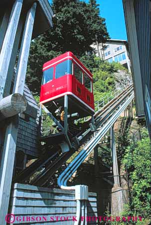 Stock Photo #10457: keywords - alaska cape carries carry carrying downhill elevates elevator fox hill ketchikan lift lifting lifts move town towns tram trams transport transportation transports uphill vert