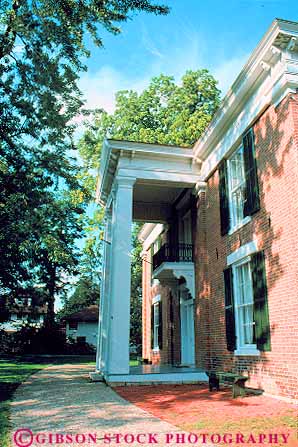 Stock Photo #12318: keywords -  brick building city columns historic history home homes house john kansas missouri museum museums pillars site sites vert wornall