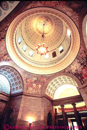 Stock Photo #15086: keywords -  architecture building buildings capitol capitols design dome domes government greek house interior jefferson legislature missouri rotunda rotundas state style vert