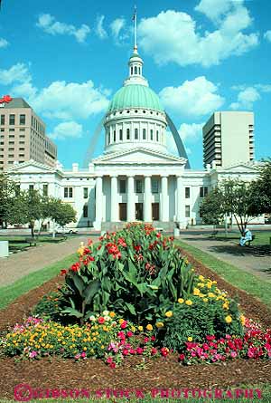 Stock Photo #12262: keywords -  and architecture building buildings design dome domes downtown expansion fountain garden greek jefferson landmark landmarks louis memorial memorials missouri national old plaza plazas public saint st st. style tower towers tradition traditional vert white