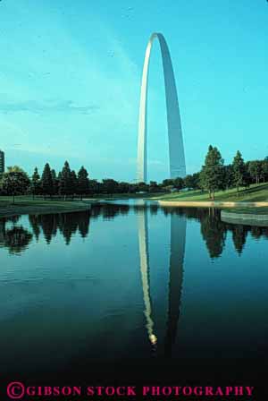 Stock Photo #7758: keywords -  america american arch arches architecture building buildings center cities city curve dark dusk evening flat gateway graceful image lake louis memorial metal mirror missouri modern park pond reflect reflecting reflection reflects saint st st. steel tall urban usa vert