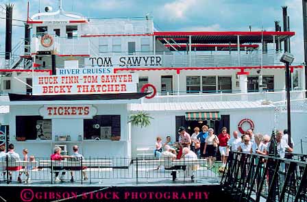 Stock Photo #12342: keywords -  boat boats cruise group horz louis missouri people riverboat riverboats st summer tour tourist tourists tours traveler travelers vacation