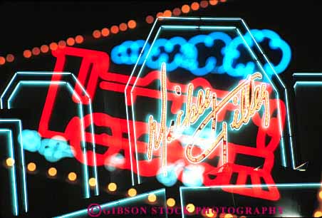 Stock Photo #9534: keywords -  abstract abstraction abstracts advertise advertisement advertising branson bright color colorful destination double exposure horz missouri neon night resort resorts sign signs travel