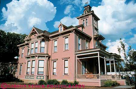 Stock Photo #18045: keywords - abilene building great historic home homes horz house houses kansas kirby mansion plains region state wood wooden