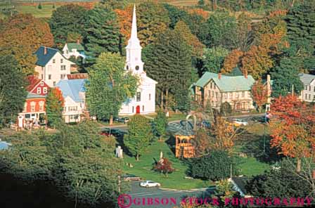 Stock Photo #9323: keywords - aerial aerials autumn buildings common countryside downtown elevate elevated england fall foliage forest hill hills horz landscape mountain mountains new overhead park parks royalton rural scenery scenic season small square town towns tree trees vermont view