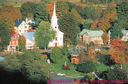 Stock Photo #9323: keywords -  aerial aerials autumn buildings common countryside downtown elevate elevated england fall foliage forest hill hills horz landscape mountain mountains new overhead park parks royalton rural scenery scenic season small square town towns tree trees vermont view