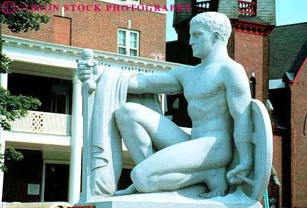 Stock Photo #14843: keywords -  art barre carve carved carves create creative cut england granite horz human new person public region rock sculpted sculpture sculptures smooth statue statues stone vermont