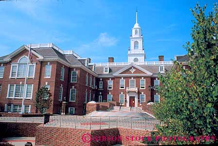 Stock Photo #12358: keywords - architecture building buildings delaware dover horz legislative municipal public state tower