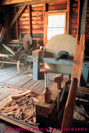 Stock Photo #12360: keywords -  agriculture and antique antiques dover grinding historic history interior mill mills museum old shop stone vert village virginia