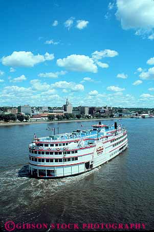 Stock Photo #12217: keywords - attraction boat boats casino casinos davenport elevate elevated gamble gambling gaming iowa leisure mississippi president recreation river riverboat riverboats rivers ship ships tourist vacation vert view